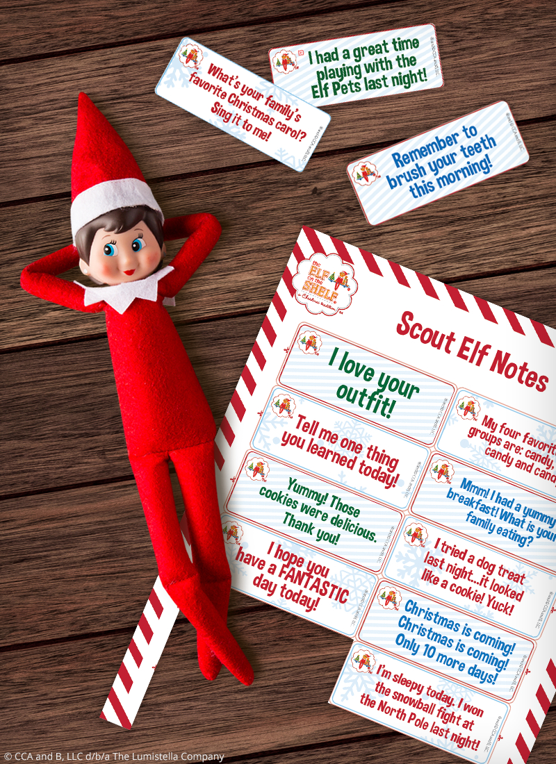 Download Free Printable Elf On The Shelf Notes | The Elf On The Shelf pertaining to Free Printable Elf on the Shelf Notes