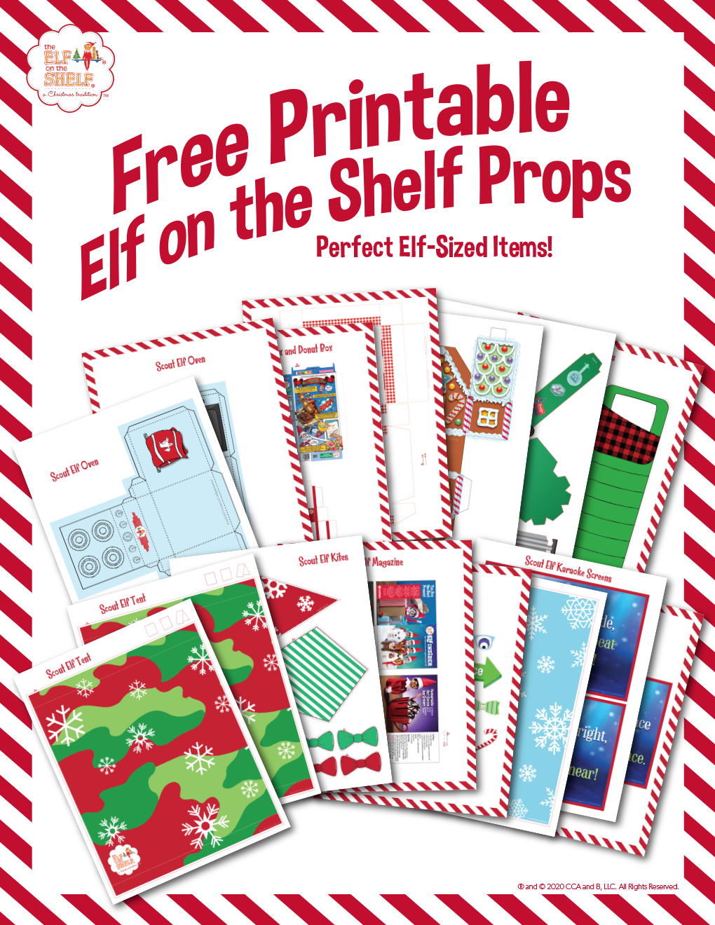 Download Free Printable Elf On The Shelf Props | The Elf On The Shelf regarding Elf On The Shelf Free Printable Props