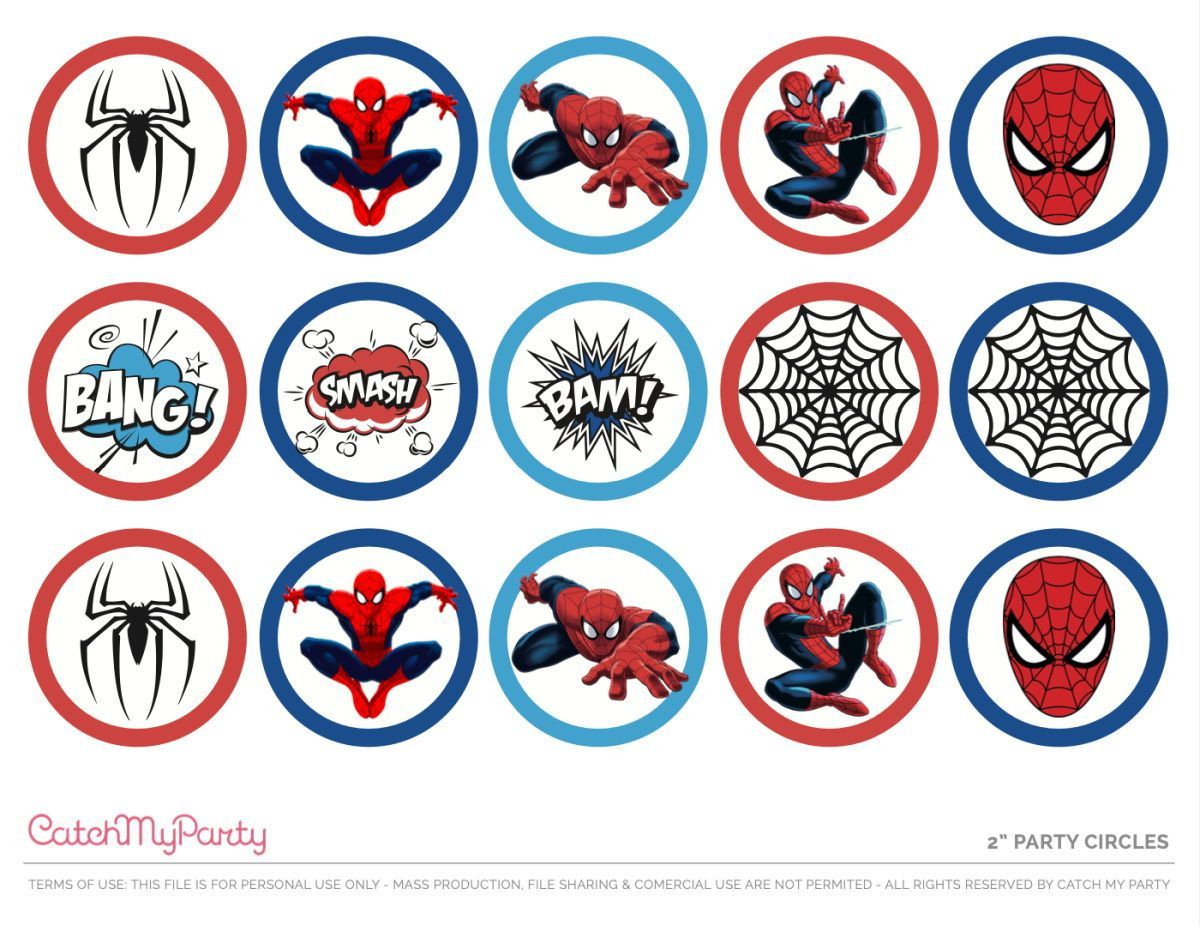 Download These Fantastic Free Spiderman Party Printables pertaining to Free Spiderman Printables