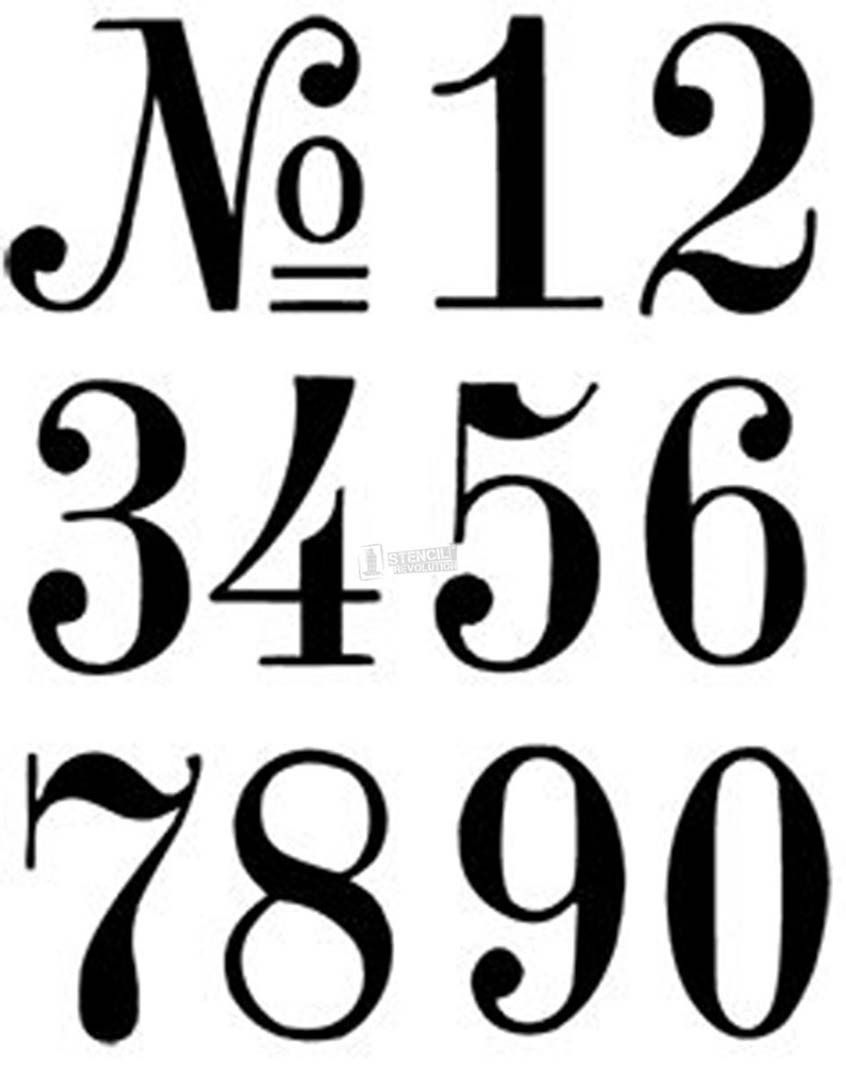 Download Your Free Number Stencil Here. Save Time And Start Your intended for Free Printable Fancy Number Stencils