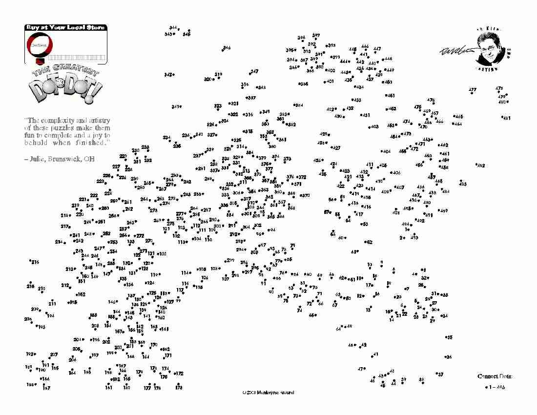 Downloadable Dot-To-Dot Puzzles | Dot To Dot Puzzles, Hard Dot To within Free Printable Dot to Dot Hard