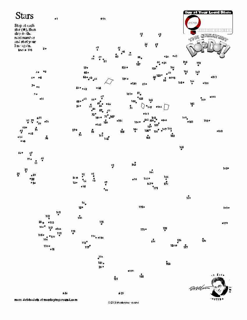 Downloadable Dot-To-Dot Puzzles for Free Printable Difficult Dot to Dot Puzzles