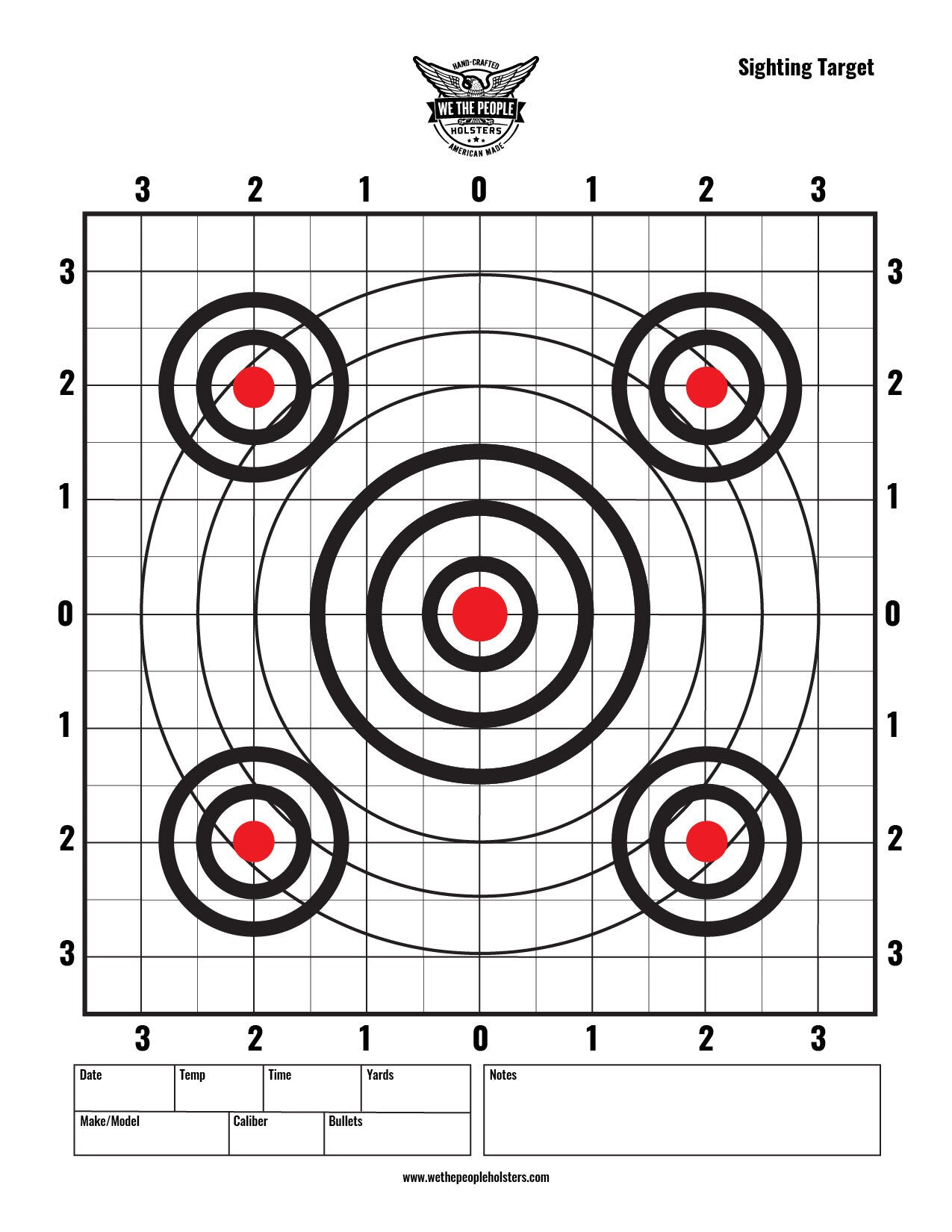 Downloadable Targets | Free Shooting Targets | Printable Targets inside Free Printable Pistol Targets