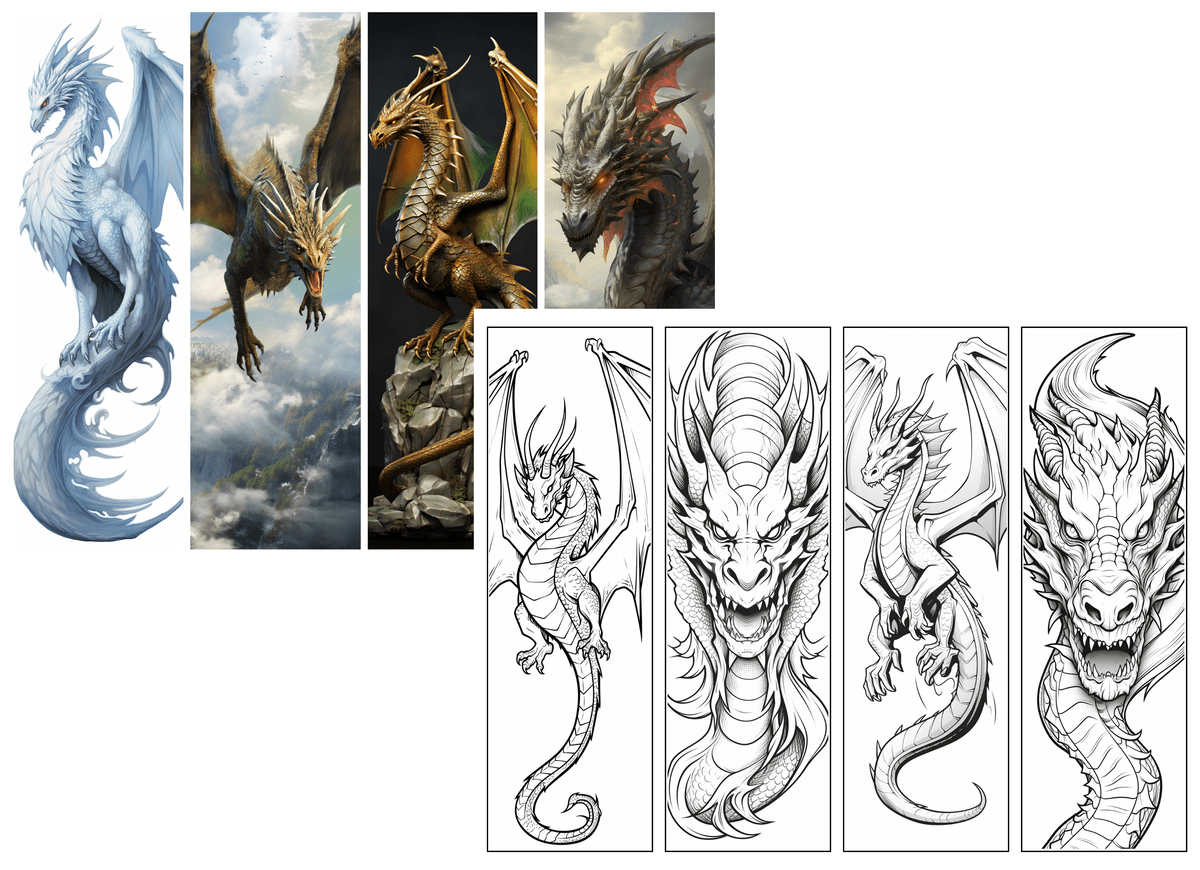 Dragon Bookmark: Free Printable Bookmarks For Your Book | Skip To regarding Free Printable Dragon Bookmarks