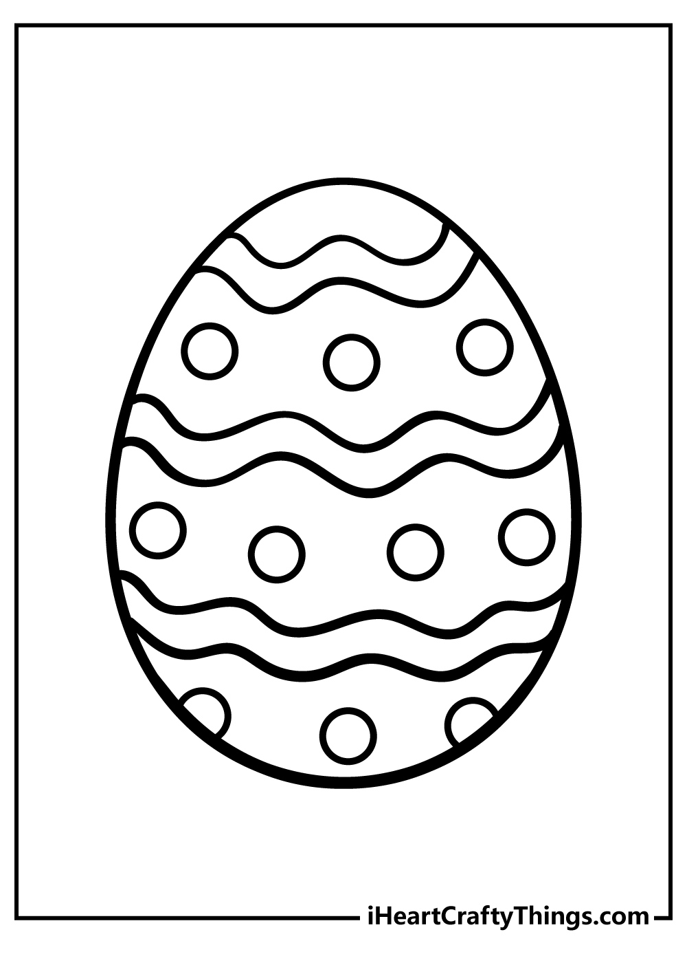 Easter Egg Coloring Pages (100% Free Printables) pertaining to Easter Egg Coloring Pages Free Printable