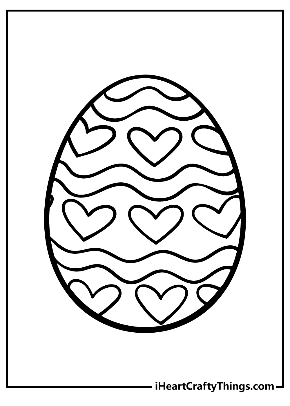 Easter Egg Coloring Pages (100% Free Printables) within Easter Egg Coloring Pages Free Printable