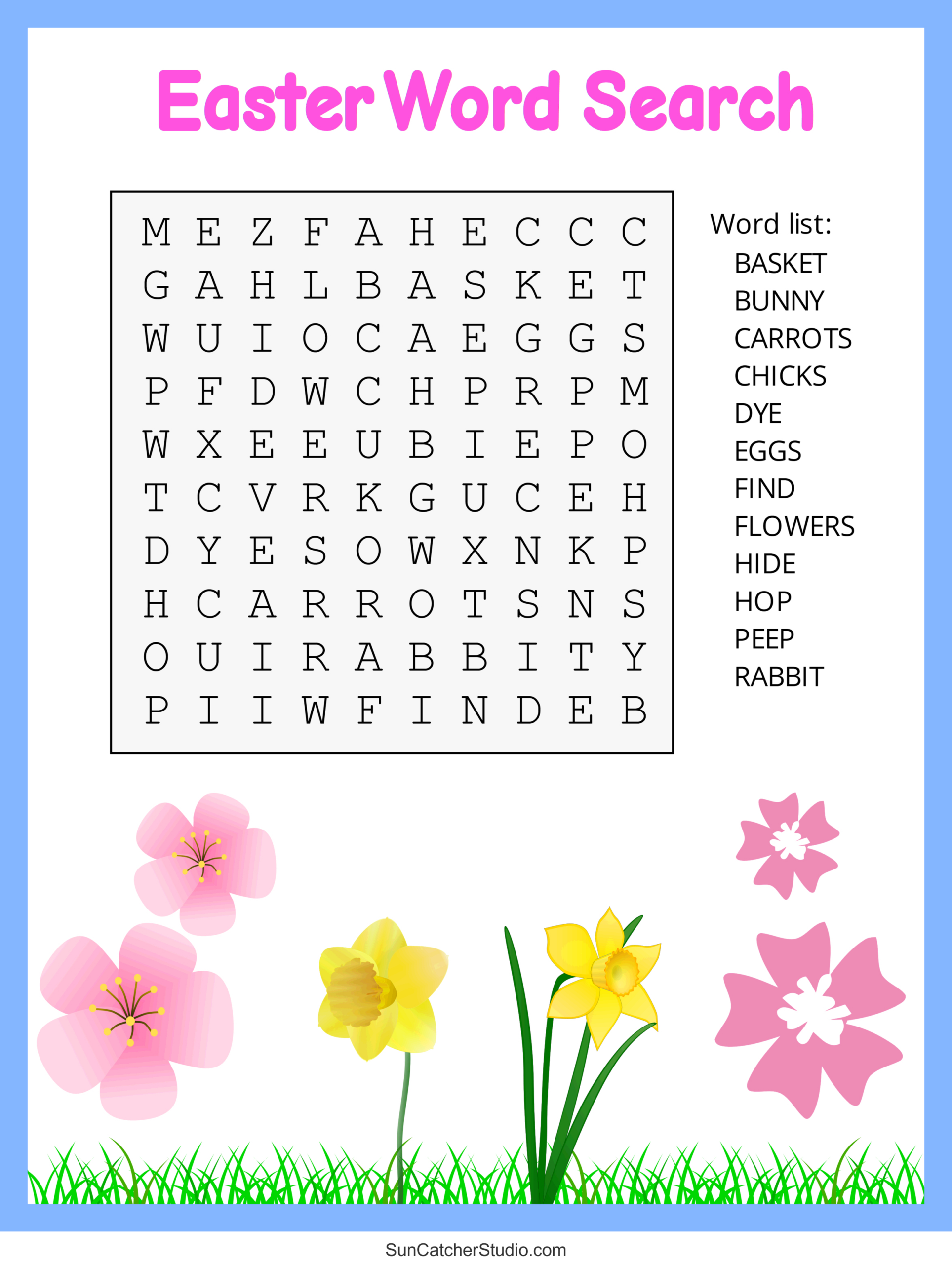 Easter Word Search (Free Printable Pdf Puzzles) – Diy Projects inside Free Printable Religious Easter Word Searches