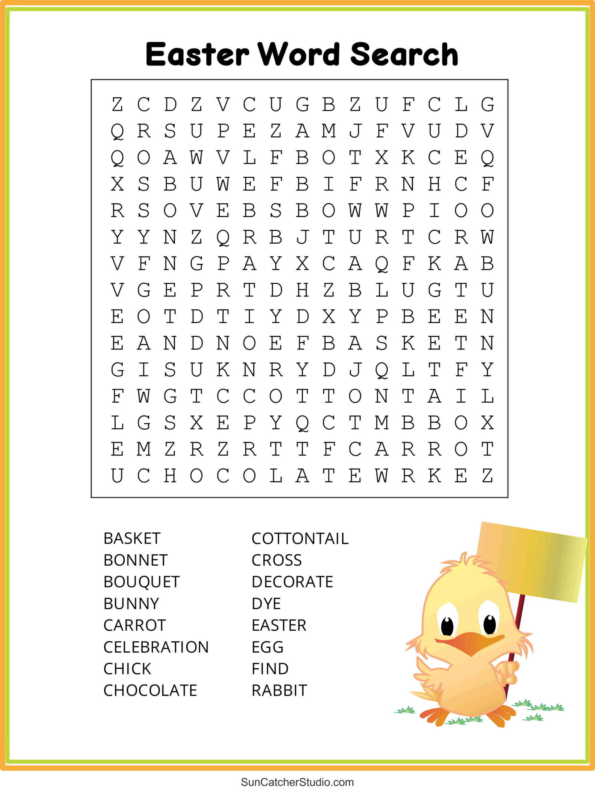 Easter Word Search (Free Printable Pdf Puzzles) – Diy Projects throughout Free Printable Easter Puzzles For Adults