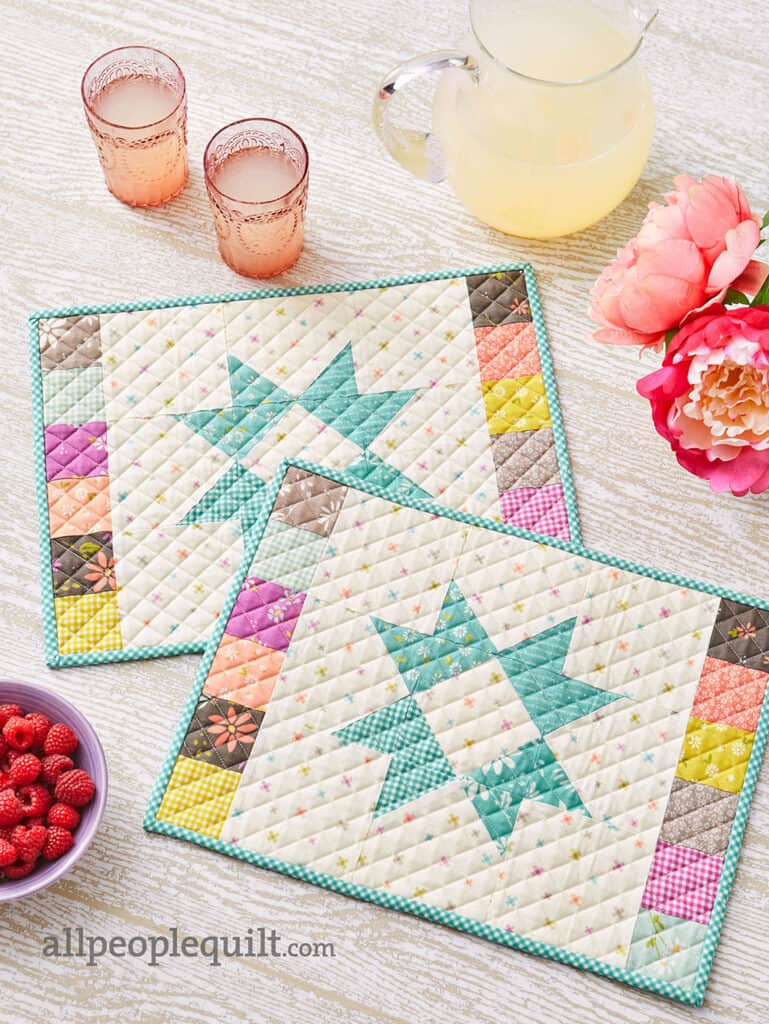 Easy Placemat Patterns + Free Pattern - A Quilting Life in Free Printable Placemat Patterns