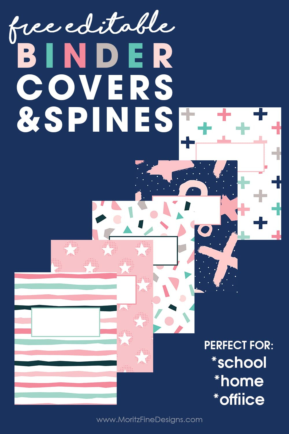 Editable Binder Covers &amp;amp; Spines | Free Printable Download within Free Printable Customizable Binder Covers