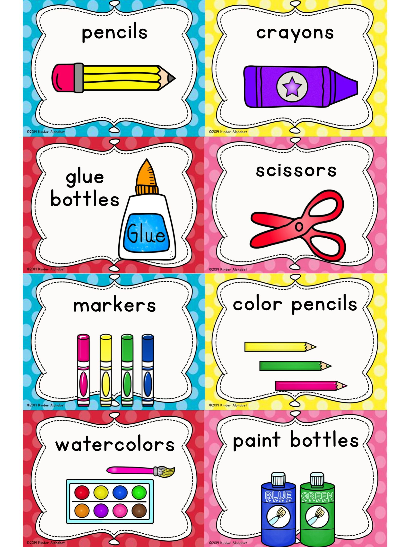 Editable Classroom Labels With Visuals { For Little Learners in Free Printable Classroom Labels For Preschoolers