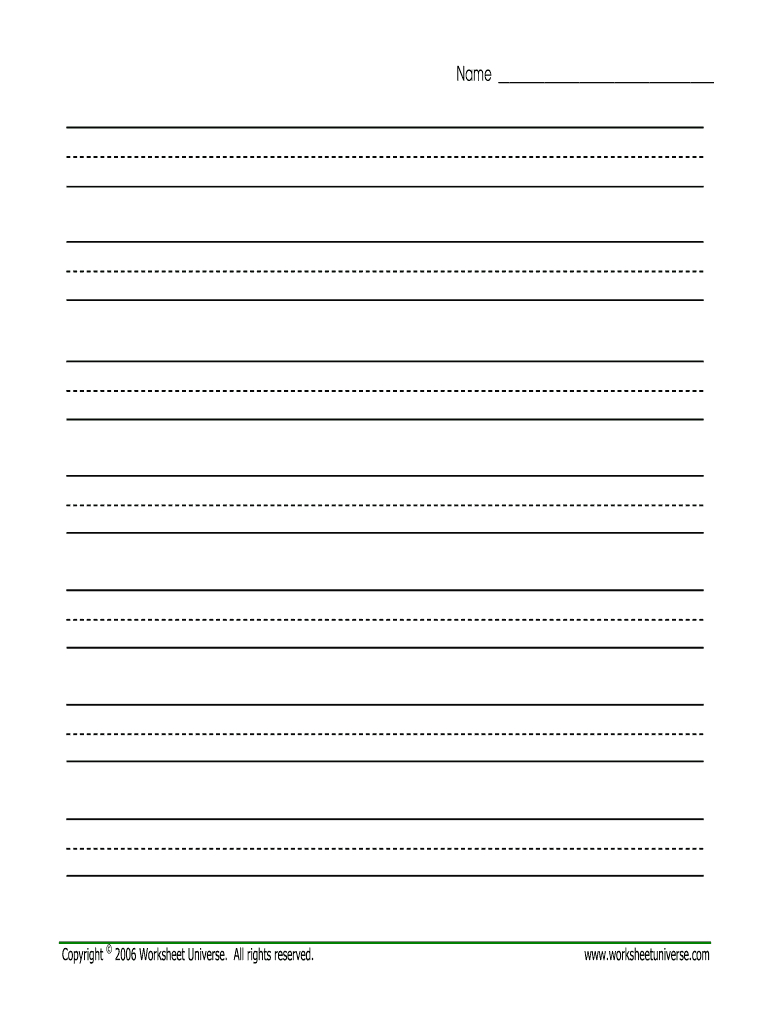 Editable Handwriting Paper - Fill Online, Printable, Fillable for Free Printable Handwriting Paper