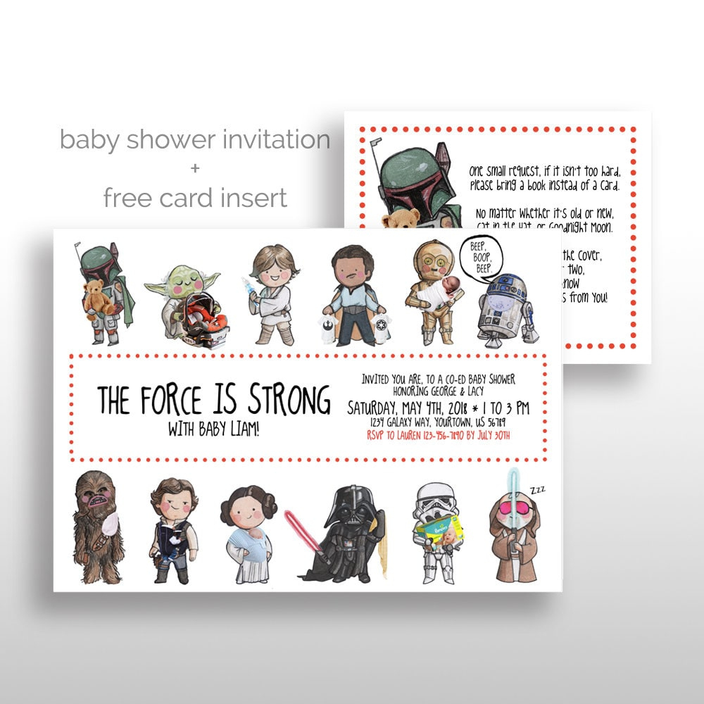 Editable Printable Star Wars Baby Shower Invitations, Star Wars with Free Printable Star Wars Baby Shower Invites