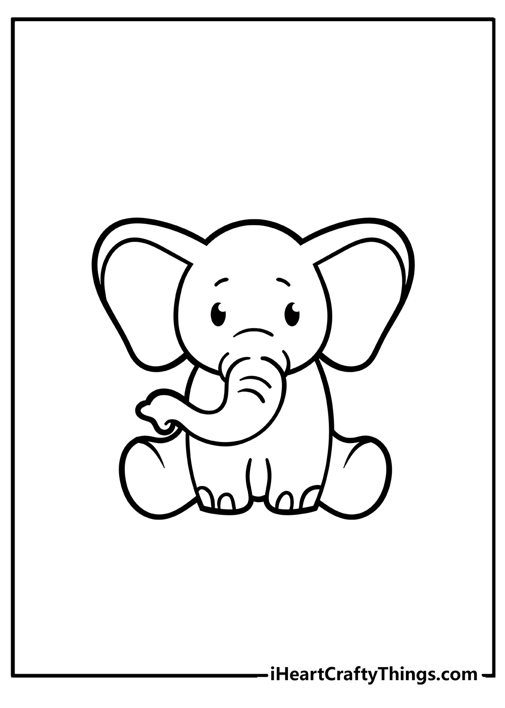 Elephant Coloring Pages (100% Free Printables) with Free Baby Elephant Printables
