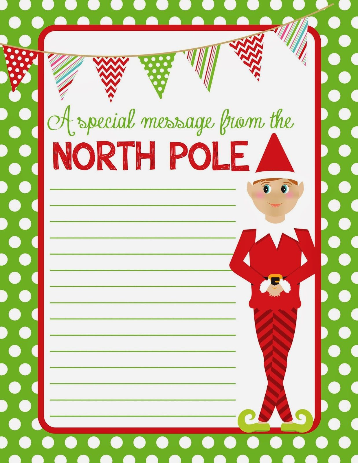 Elf On The Shelf Stationary | Printable Paper House Template pertaining to Free Printable Elf Stationery