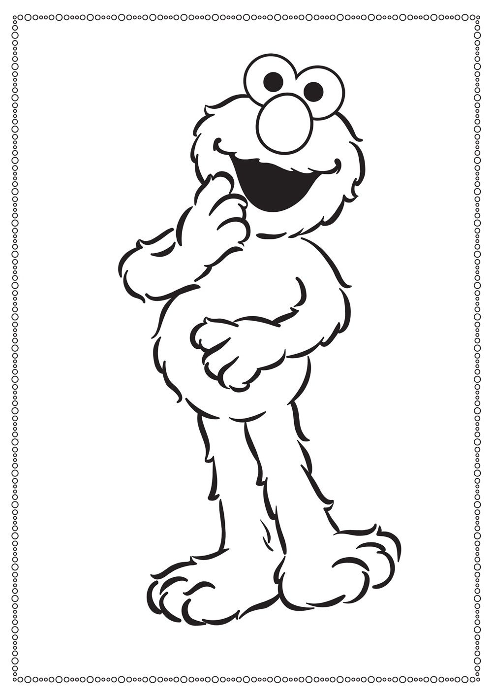 Elmo Coloring Pages - Free Printable regarding Elmo Color Pages Free Printable