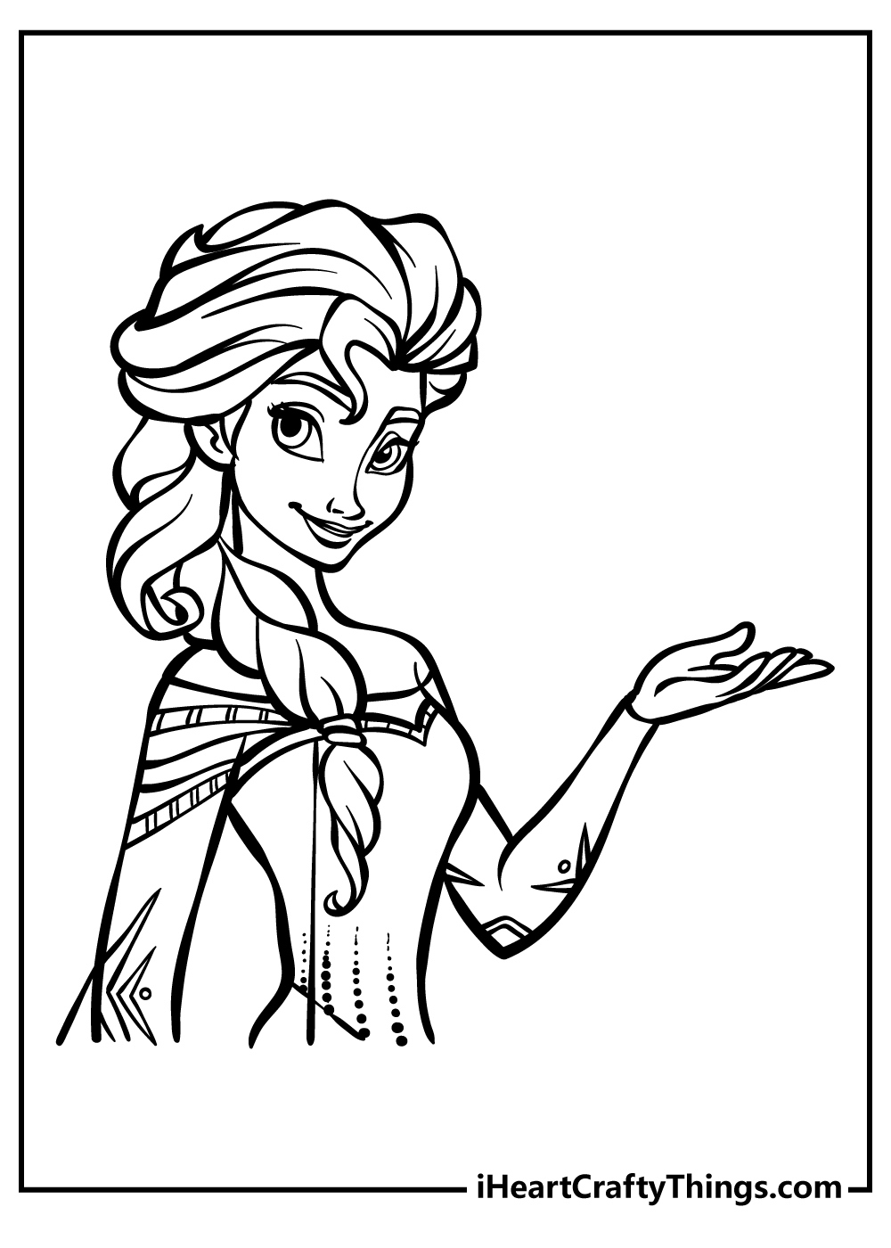 Elsa Coloring Pages (100% Free Printables) with Free Printable Coloring Pages Disney Frozen