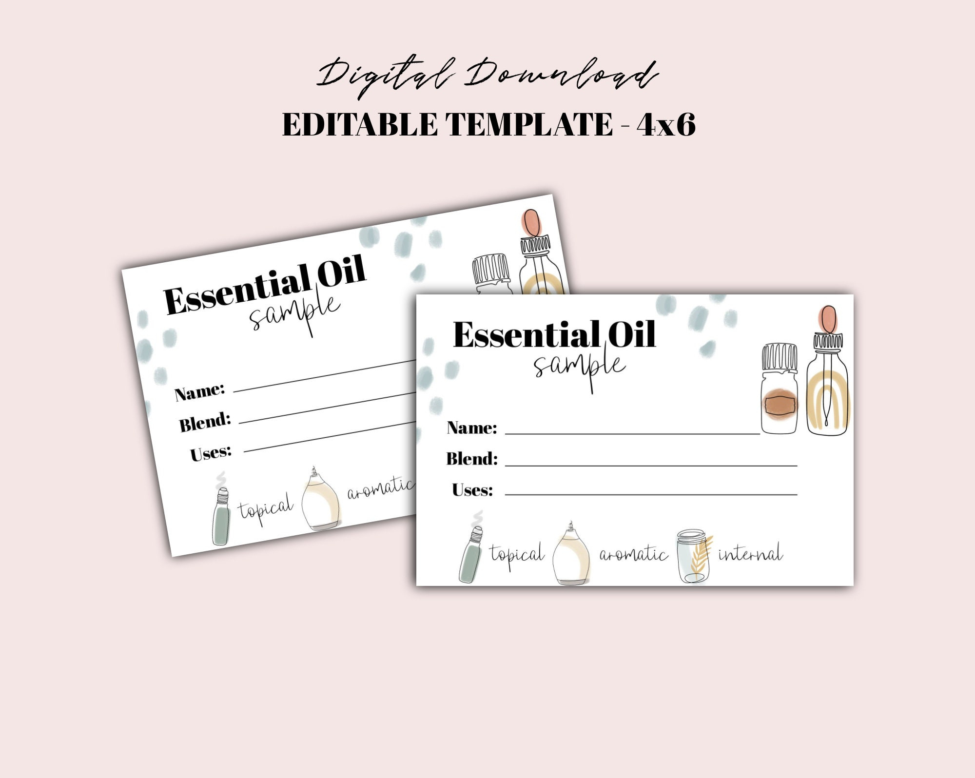 Essential Oil Sample Card, Oil Resources Young Living Sample with regard to Free Printable Doterra Sample Cards