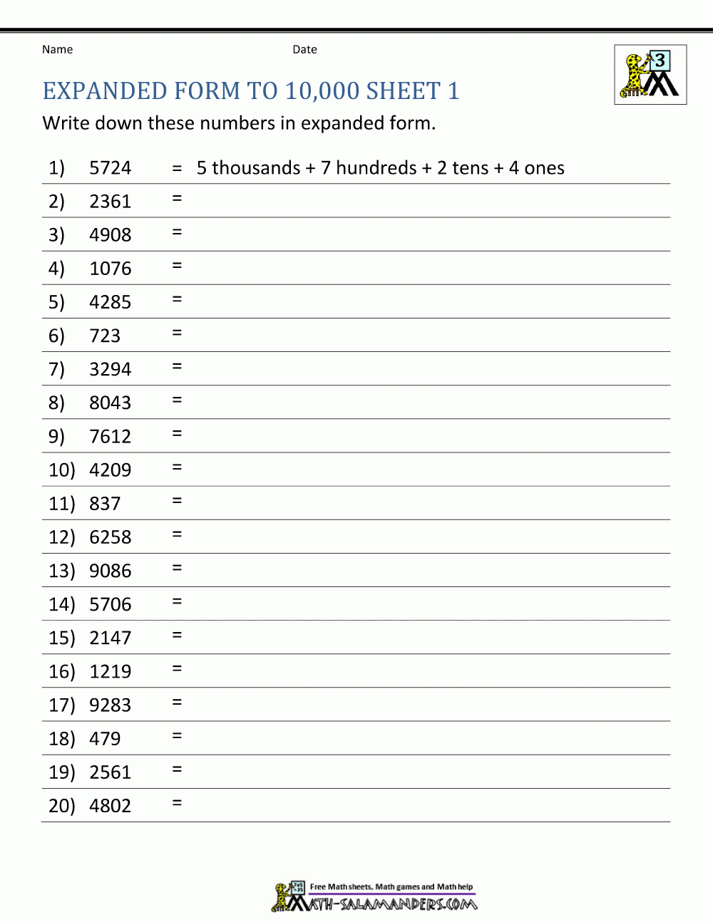 Expanded-Form-To-10000-1.Gif 1.000×1.294 Pixel | Expanded Form with regard to Free Printable Expanded Notation Worksheets