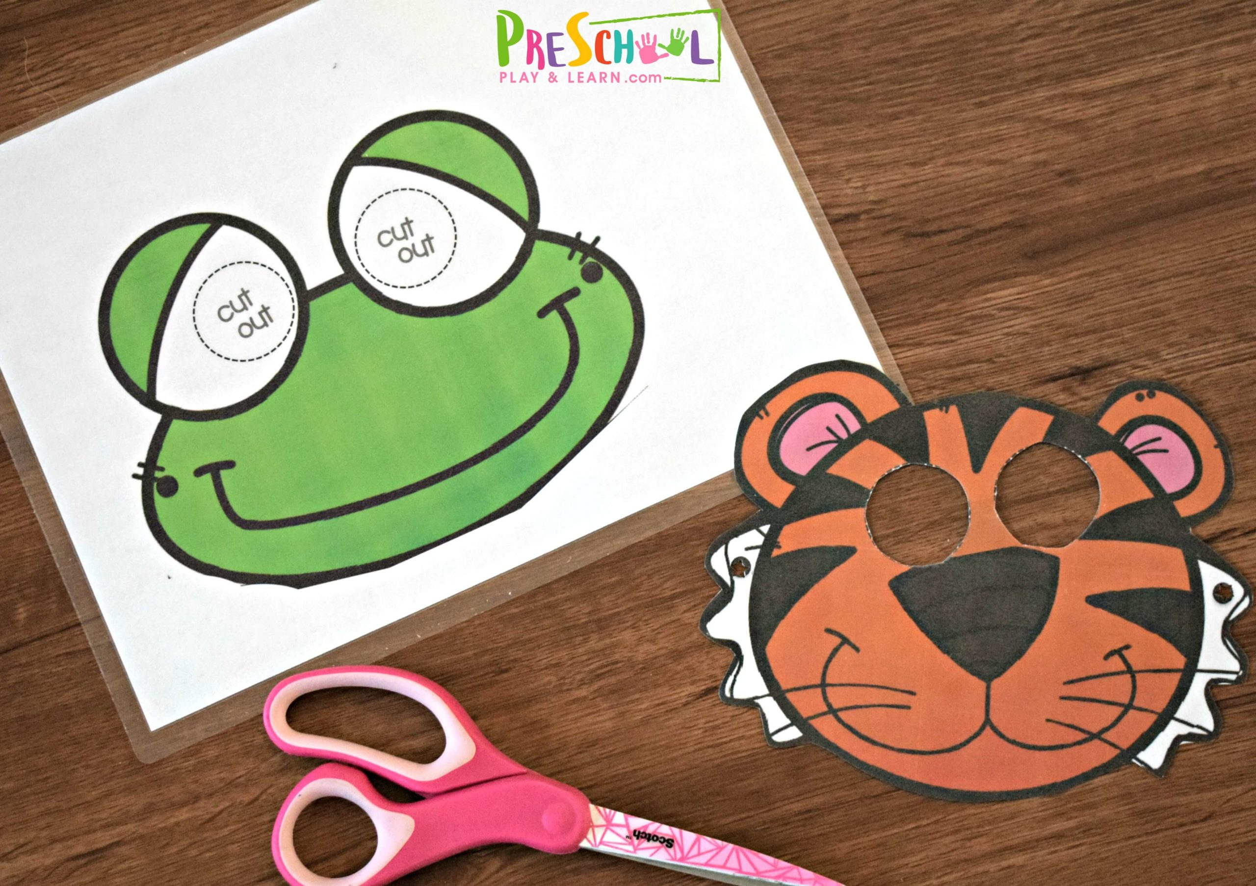 🐸🦁🐷🐯 Free Printable Animal Masks Templates For Kids regarding Animal Face Masks Printable Free