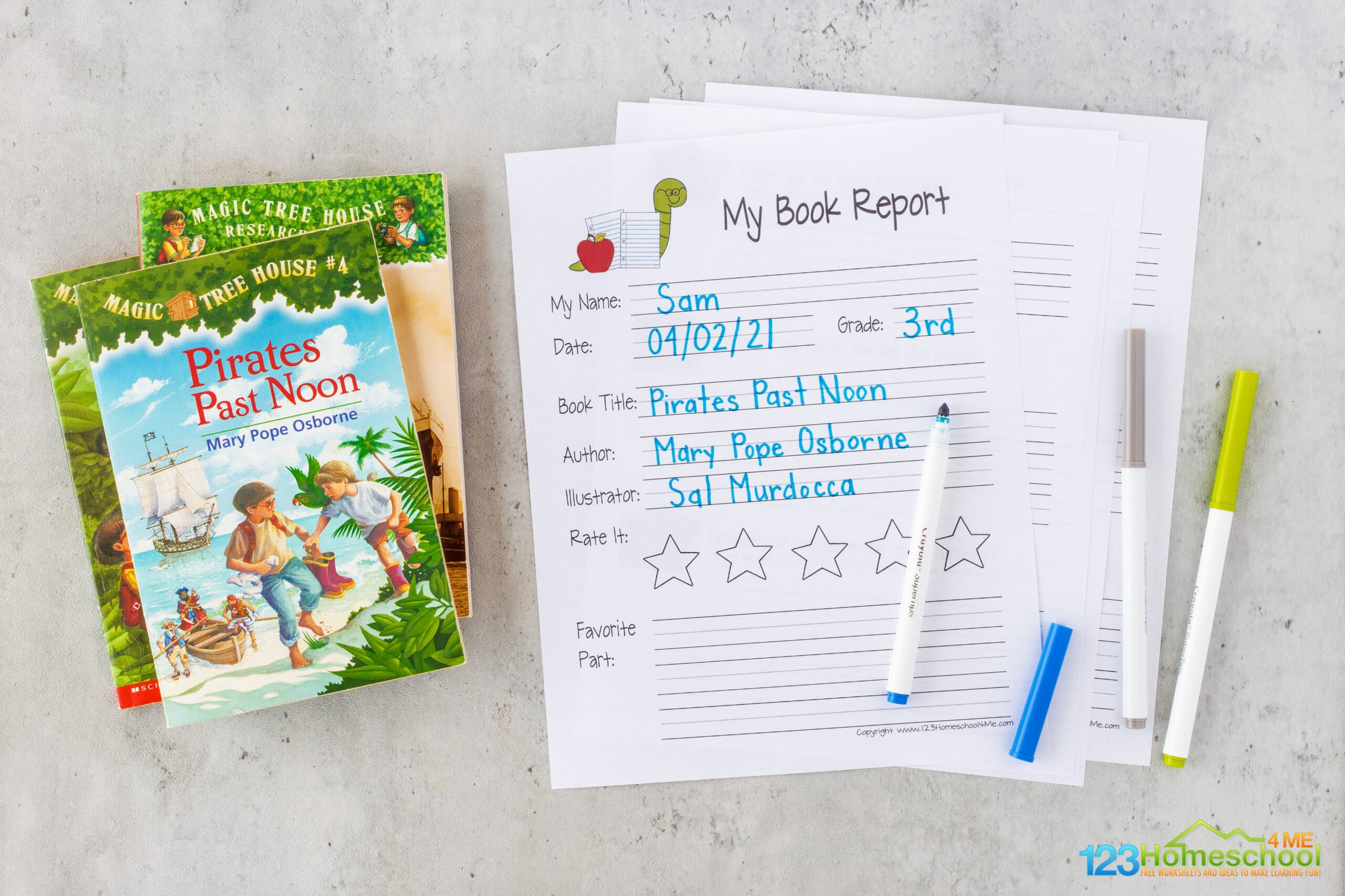 📚✏️Free Printable Book Report Template Pdf 1St, 2Nd, 3Rd, 4Th Grade within Free Printable Story Books For Grade 2