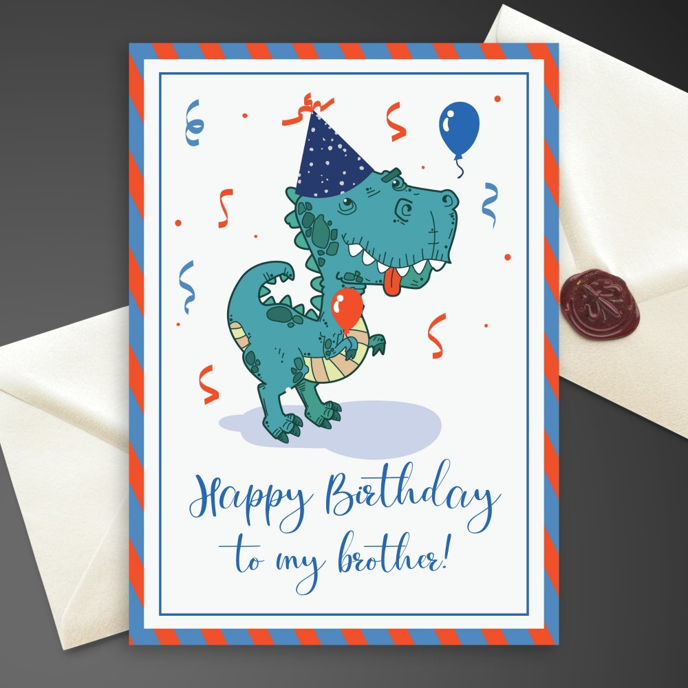 Family Birthday Cards - Customize &amp;amp; Print Or Download throughout Free Printable Birthday Cards for Brother