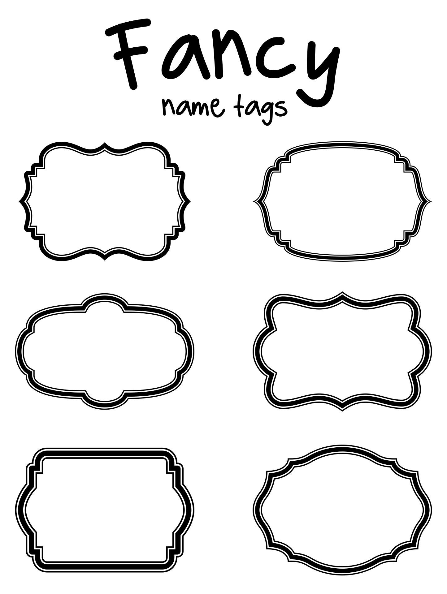 Fancy Name Labels Templates Printable | Labels Printables Free inside Free Printable Label Templates