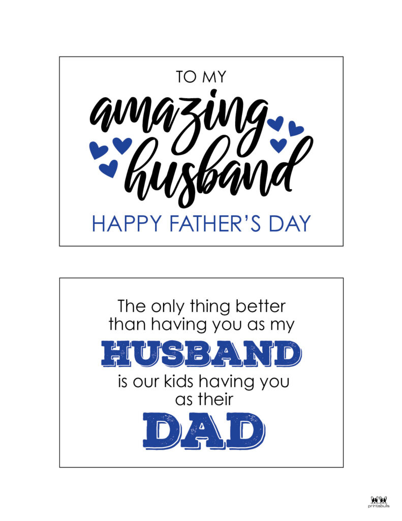 Father'S Day Cards - 50 Free Printables | Printabulls pertaining to Free Printable Father&amp;#039;s Day Card From Wife to Husband