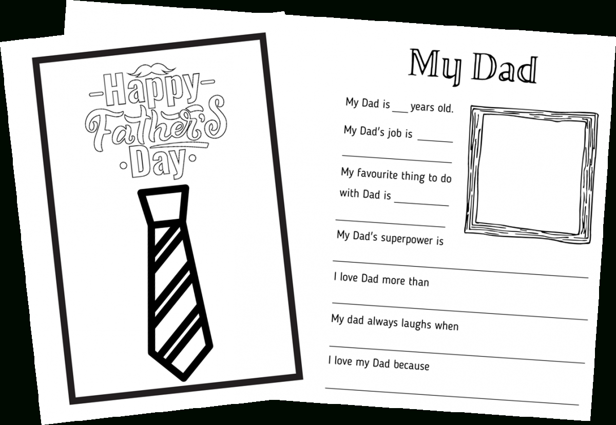 Father'S Day Free Printables | Nobby Beach Holiday Village pertaining to Father&amp;#039;S Day Card Printable Free