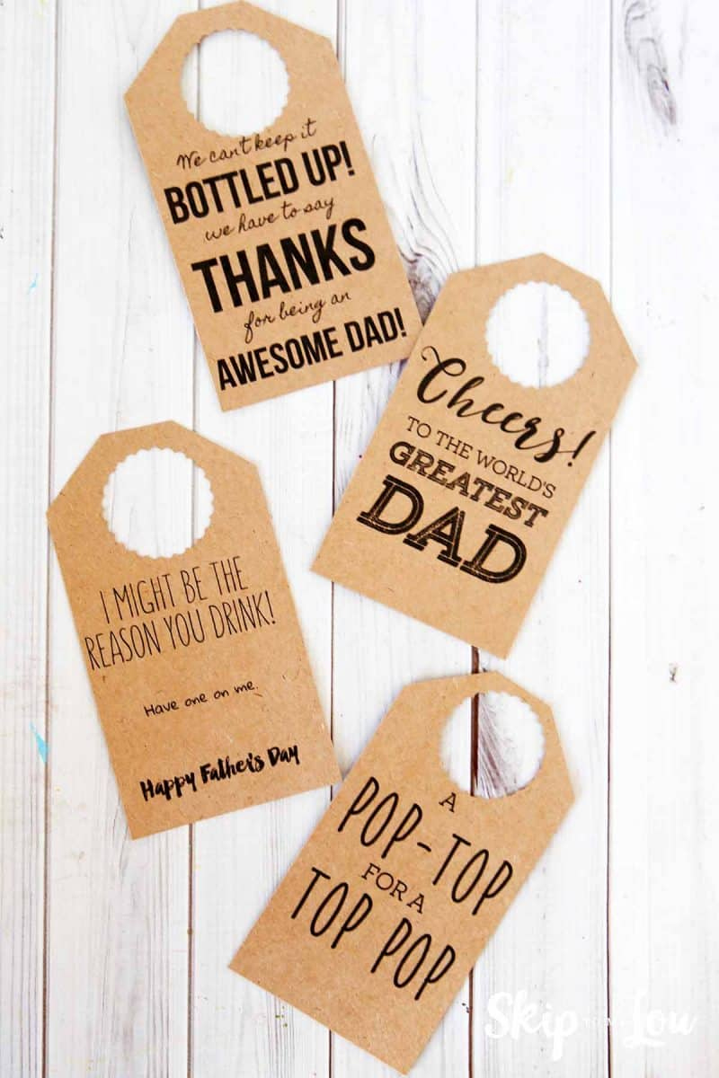 Father&amp;#039;S Day Printable Bottle Tags {Free Printable} | Skip To My Lou with regard to Free Printable Father&amp;#039;S Day Labels