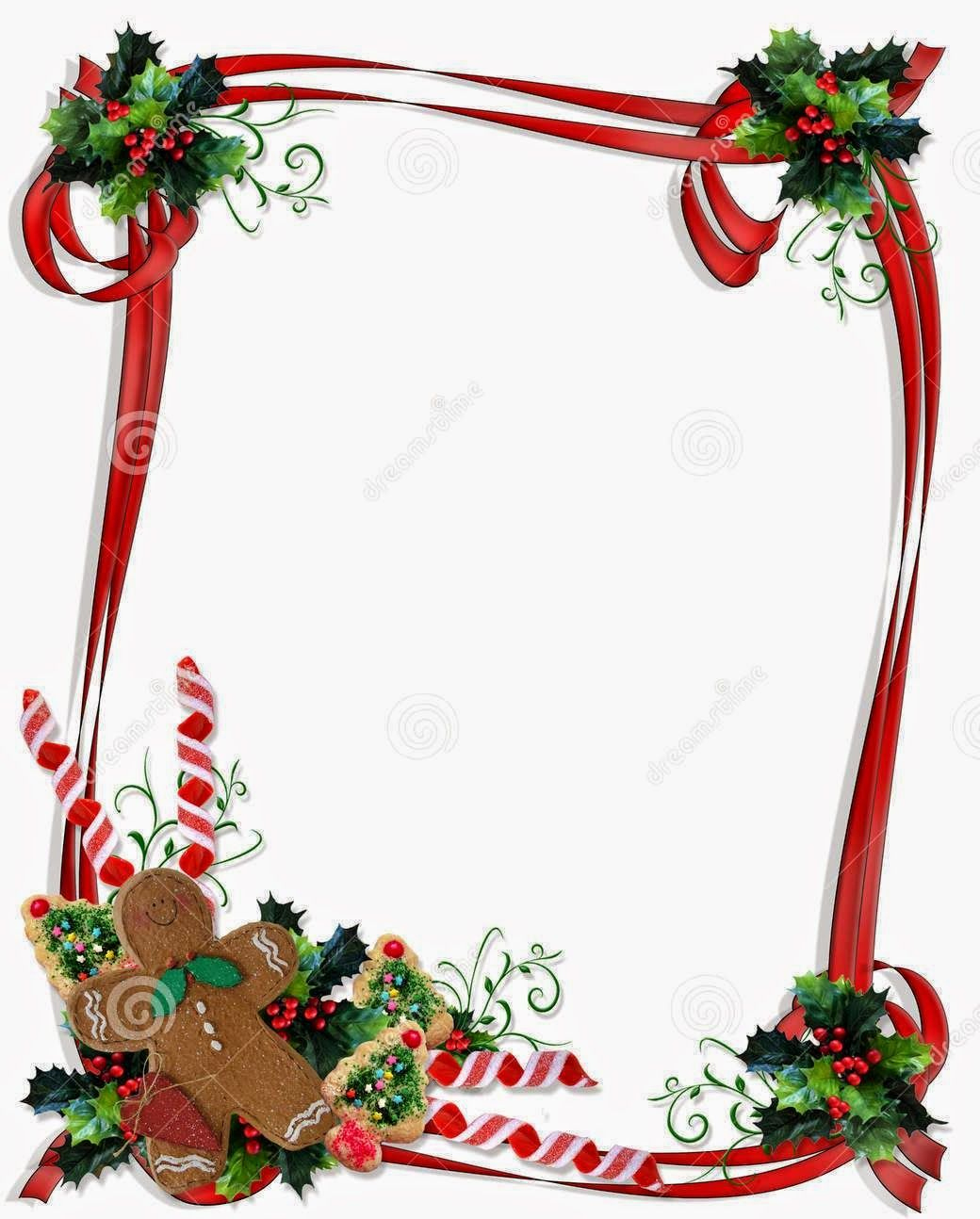 Festive Christmas Clipart Borders For Free Download regarding Free Printable Christmas Borders