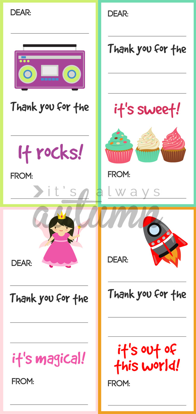 Fill In The Blank Thank You Note Printables For Kids - It&amp;#039;S Always throughout Fill In The Blank Thank You Cards Printable Free