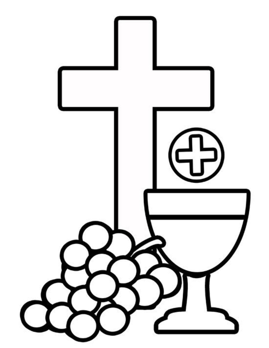 First Communion Clip Art And Coloring Pages For Girls And Boys regarding First Communion Printables Free