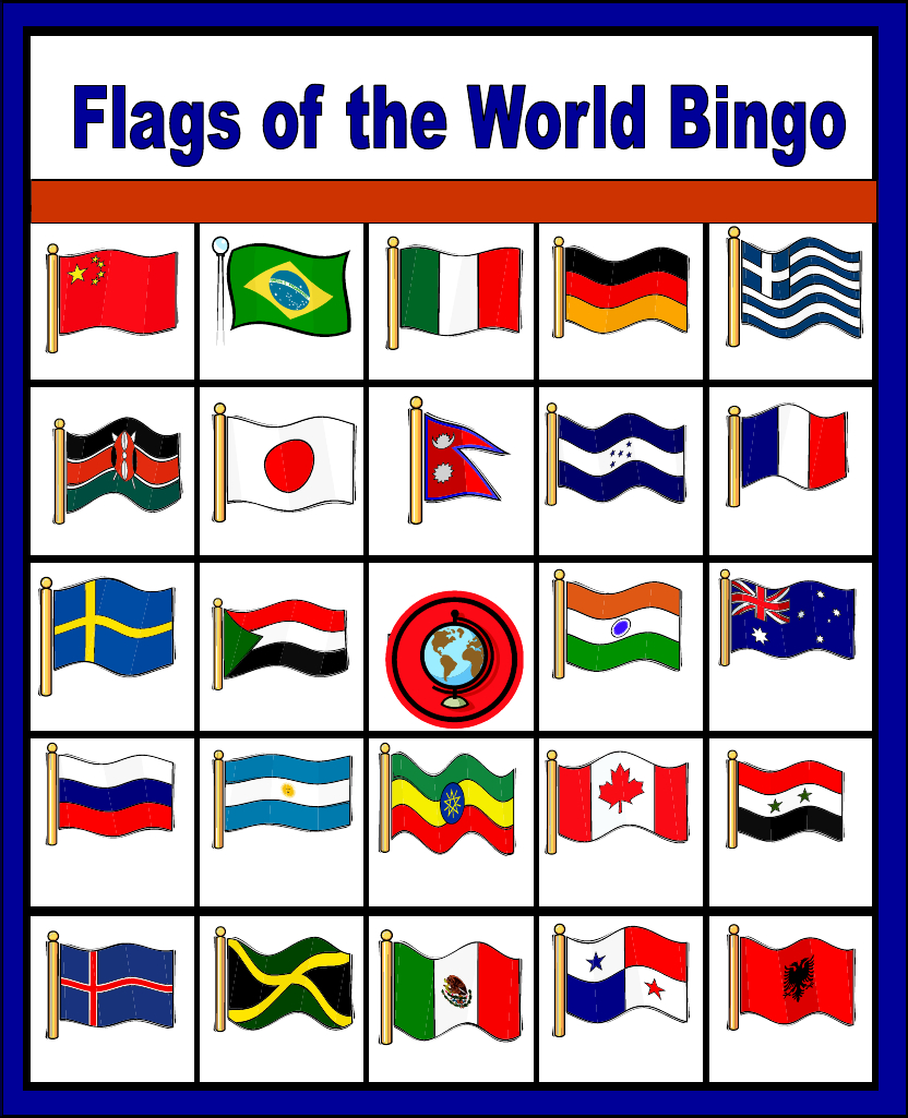 Flags Of The World Bingo | Flags Of The World, World Flags pertaining to Free Printable Flags From Around the World