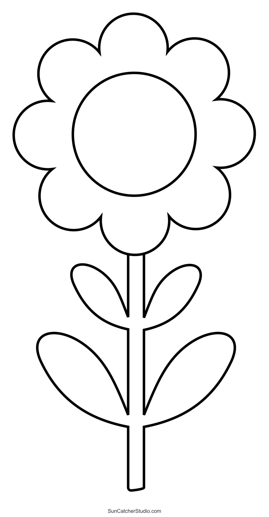 Flower Templates, Patterns, Svg Files (Printable Stencils) – Diy in Free Printable Flowers