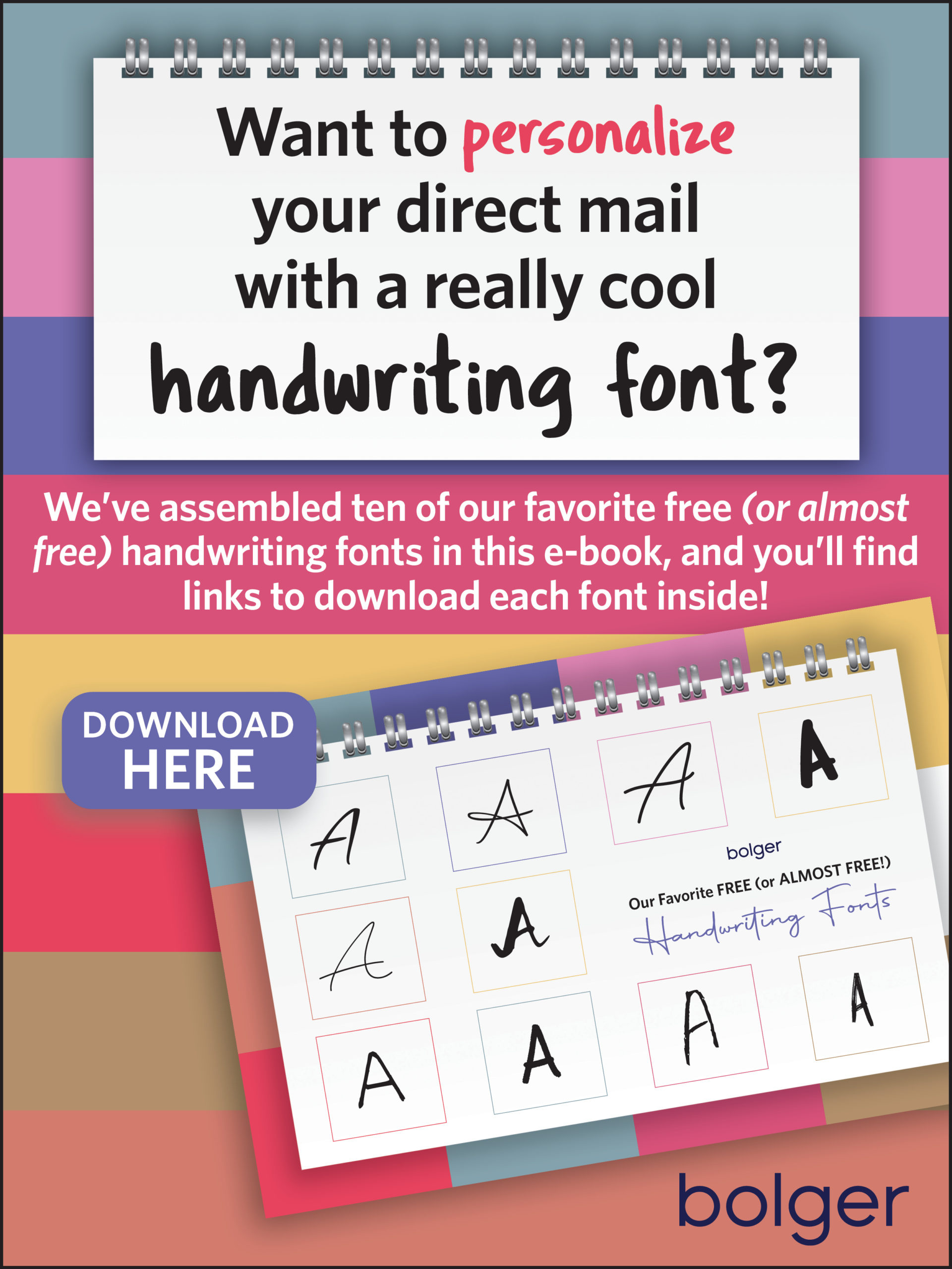 Font Resource - Bolger intended for Free Printable Fonts No Download