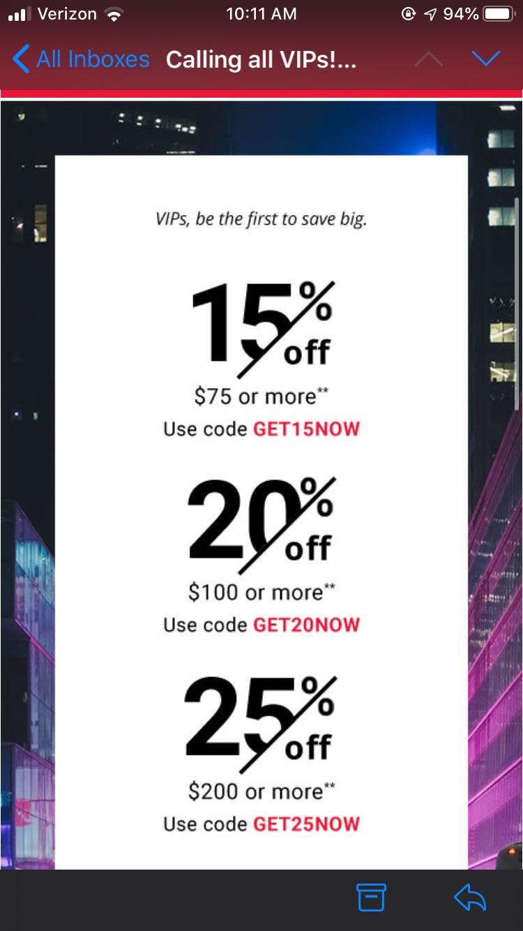 Foot Locker 15% To 25% Off Codes Use Code: Get25Now : R within Free Printable Footlocker Coupons