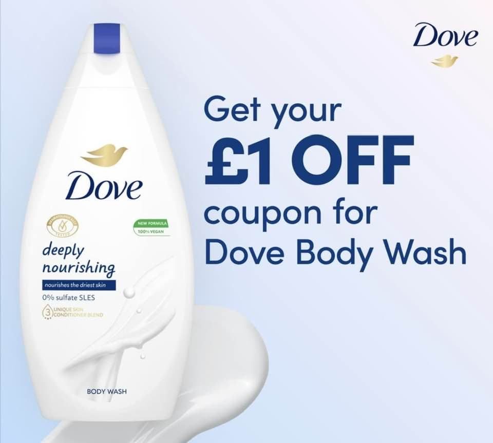 Free £1 Off Coupon For Dove Body Wash | Free Stuff Uk in Free Dove Soap Coupons Printable