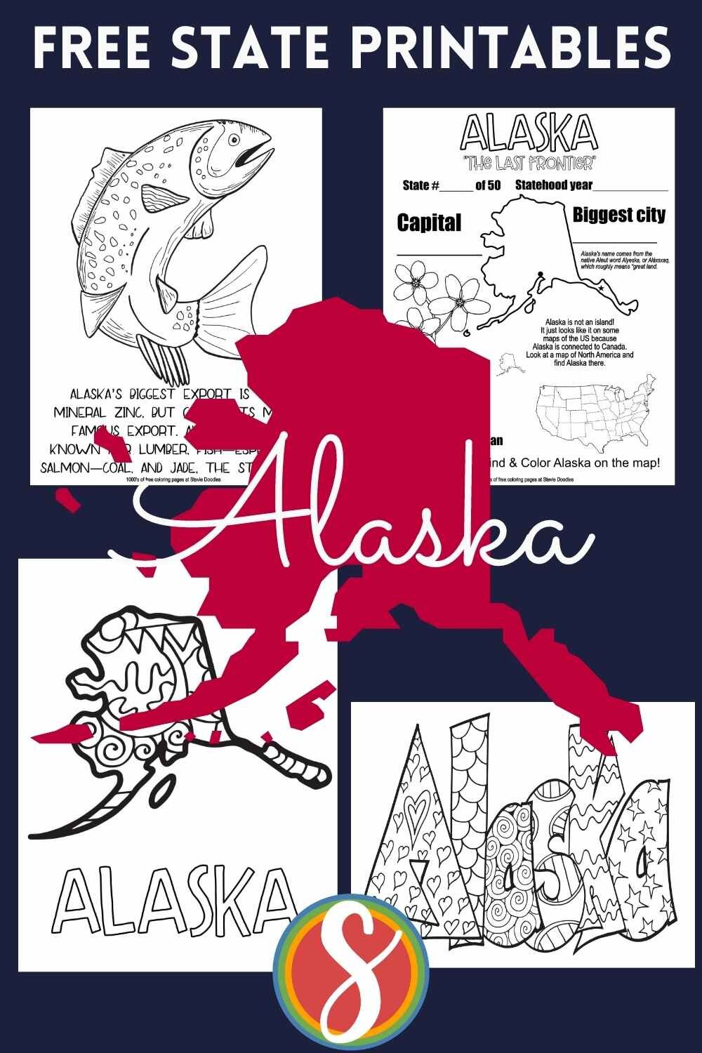 Free Alaska Coloring Pages — Stevie Doodles pertaining to Free Printable Pictures of Alaska