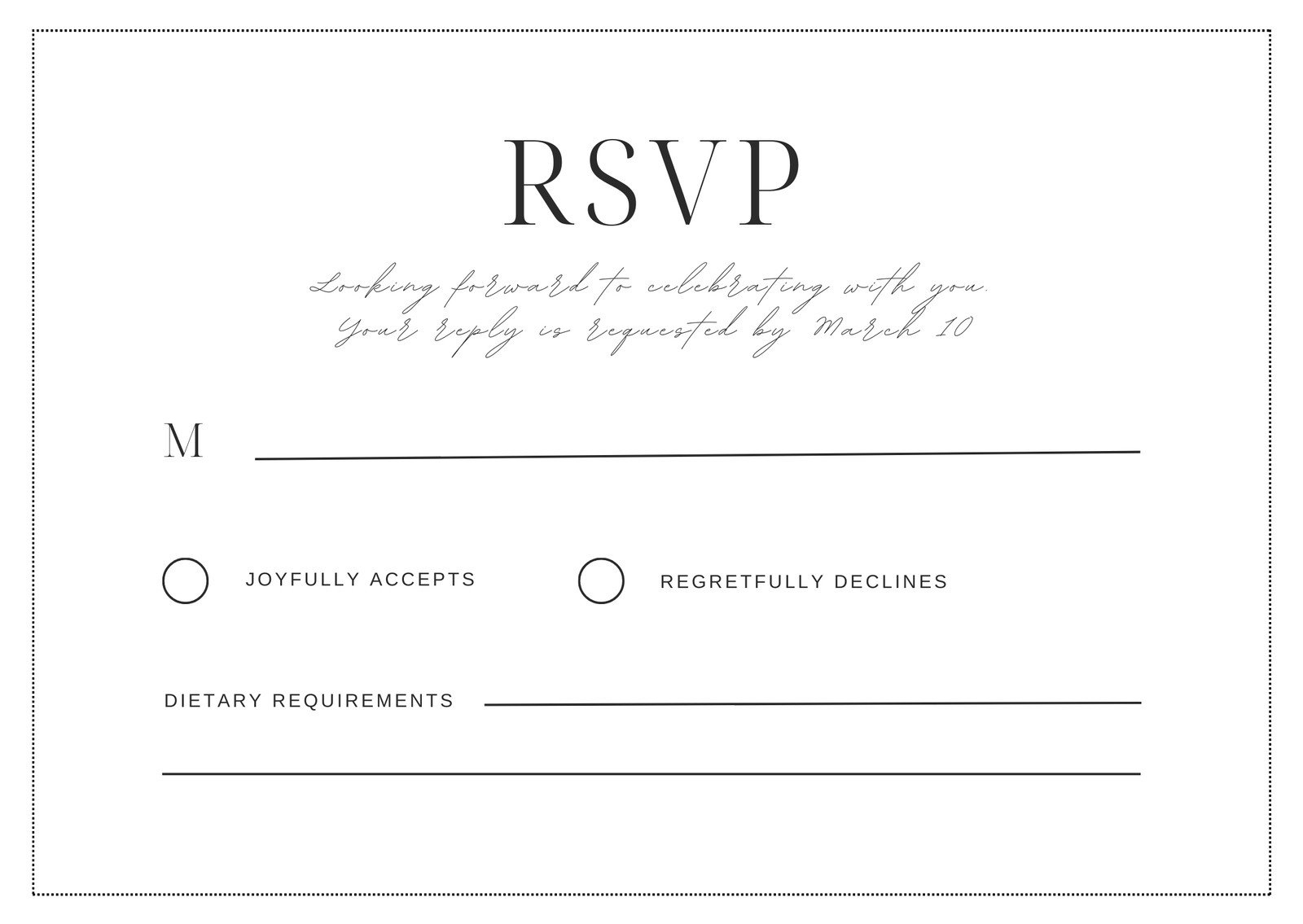 Free And Customizable Rsvp Templates inside Free Printable Rsvp Cards