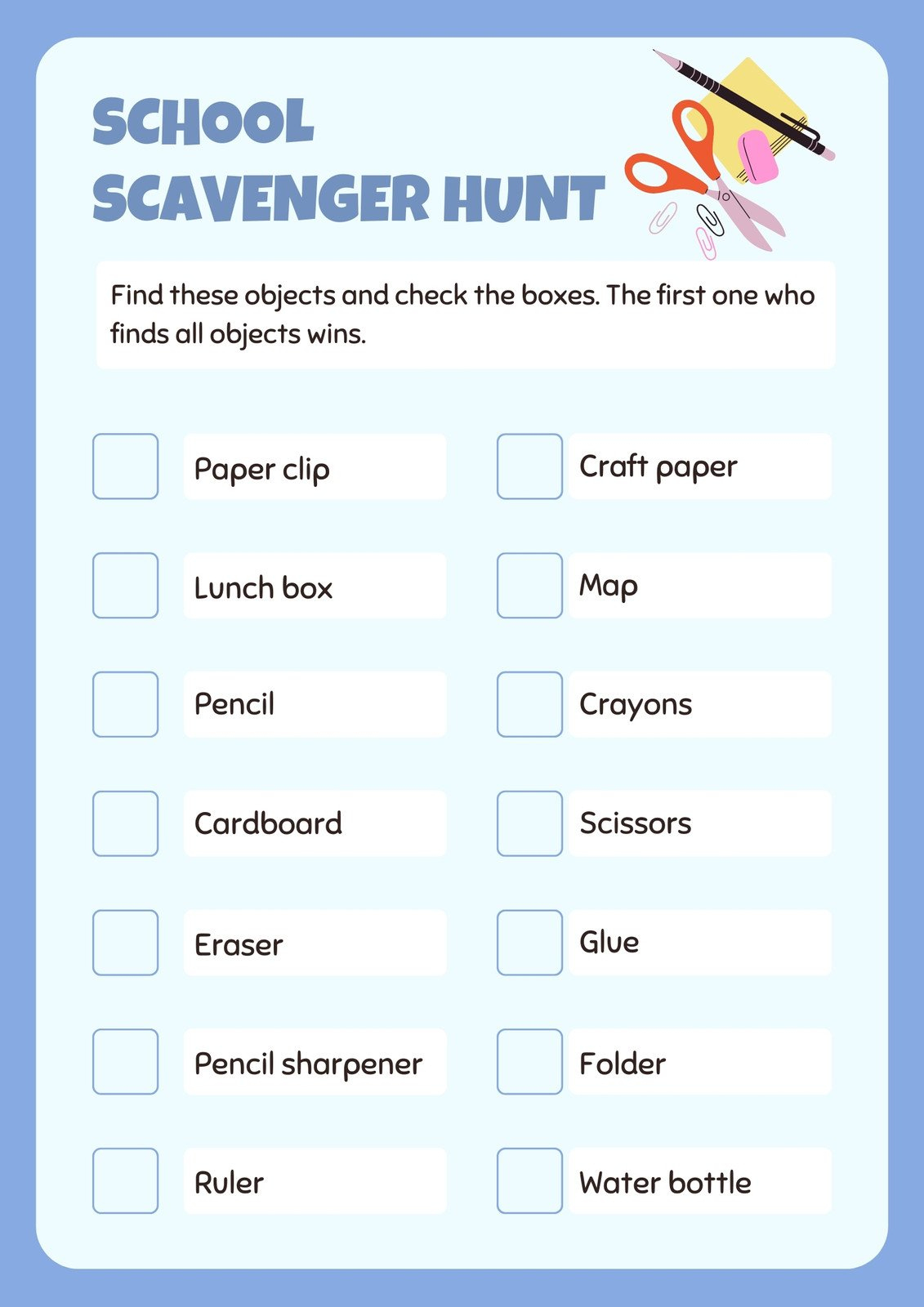 Free And Customizable Scavenger Hunt Templates within Free Printable Treasure Hunt Games