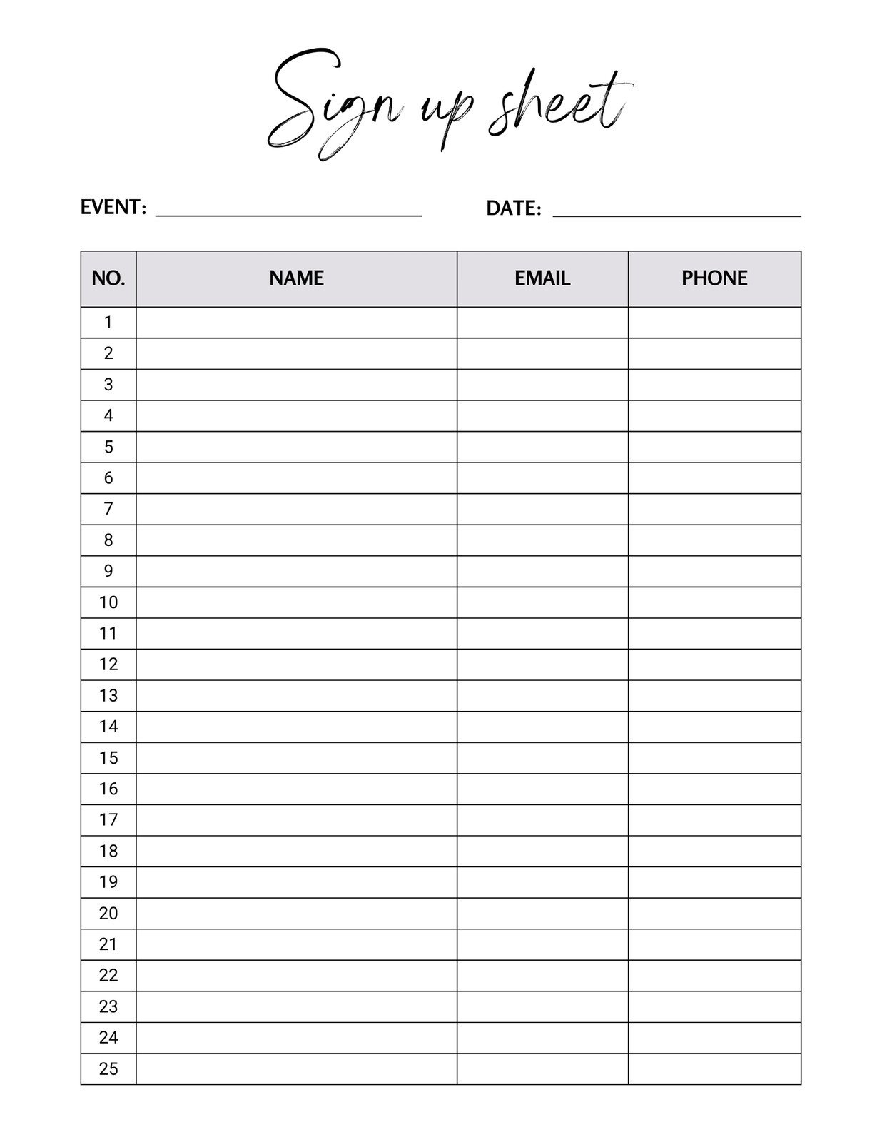 Free And Customizable Signing Templates in Free Sign Maker Printable