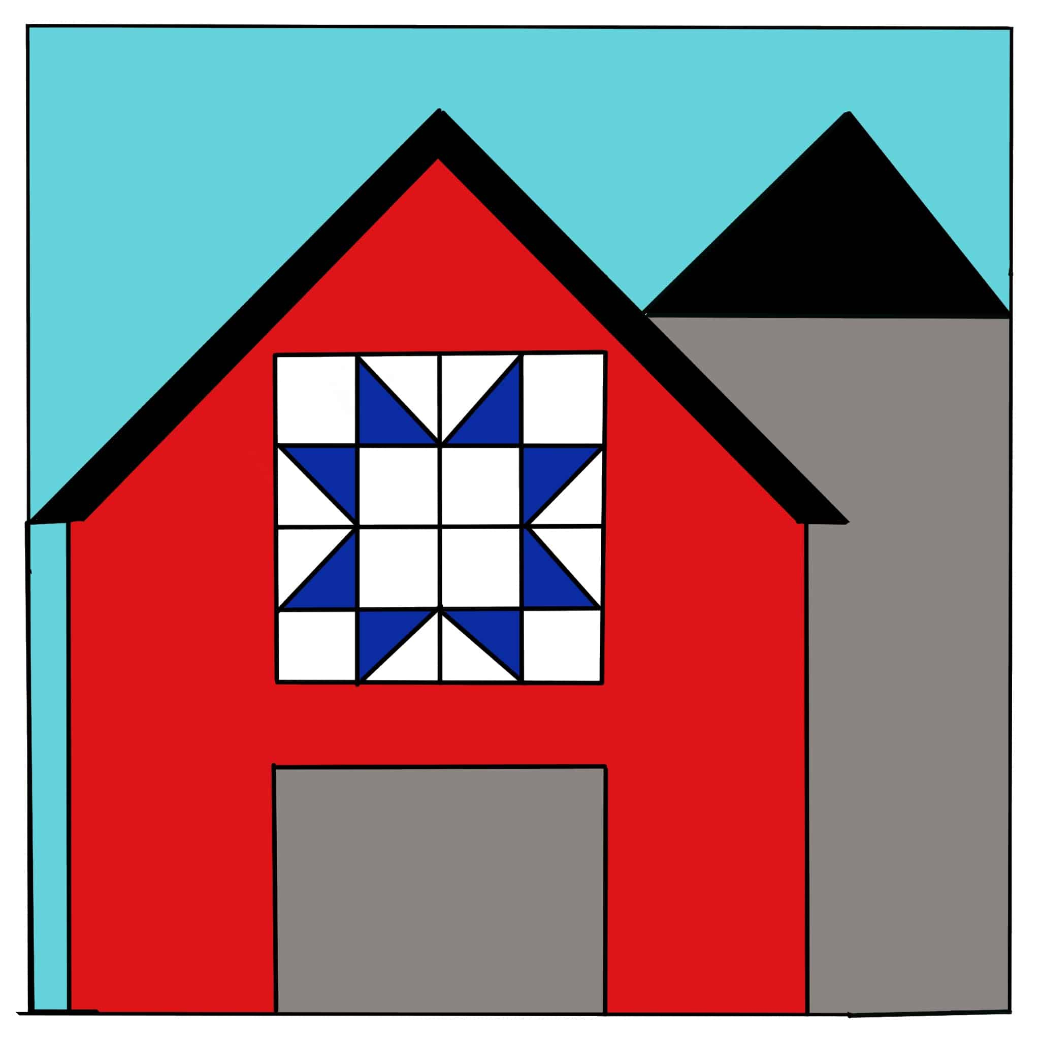 Free Barn Quilt Block Pattern - Always Expect Moore within Free Printable Barn Quilt Patterns