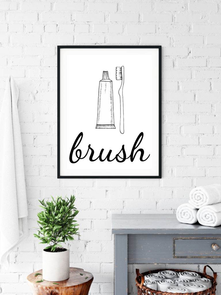 Free Bathroom Printables! - Welsh Design Studio in Free Printable Bathroom Pictures