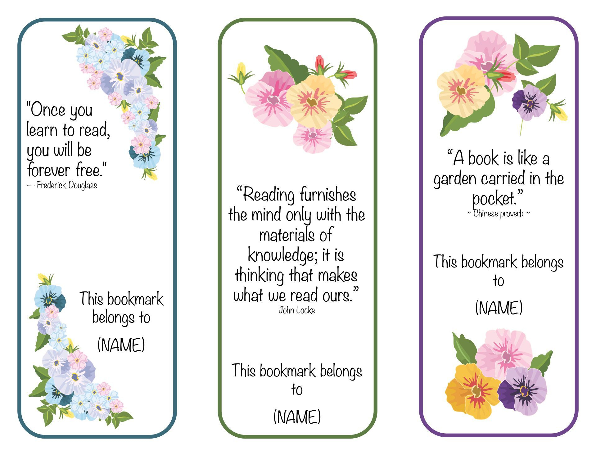 Free Blank Bookmark Templates To Print with regard to Free Printable Bible Bookmarks Templates