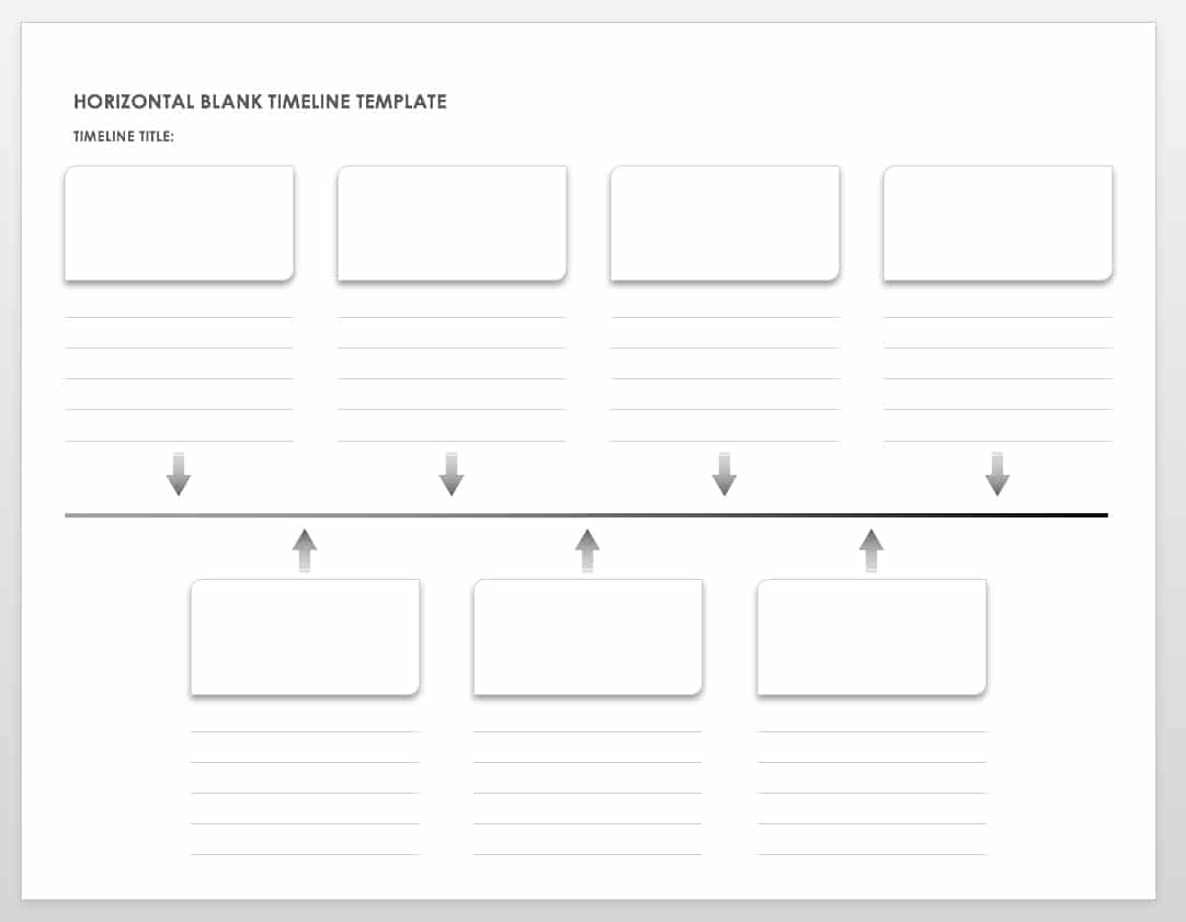 Free Blank Timeline Templates | Smartsheet throughout Free Blank Timeline Template Printable