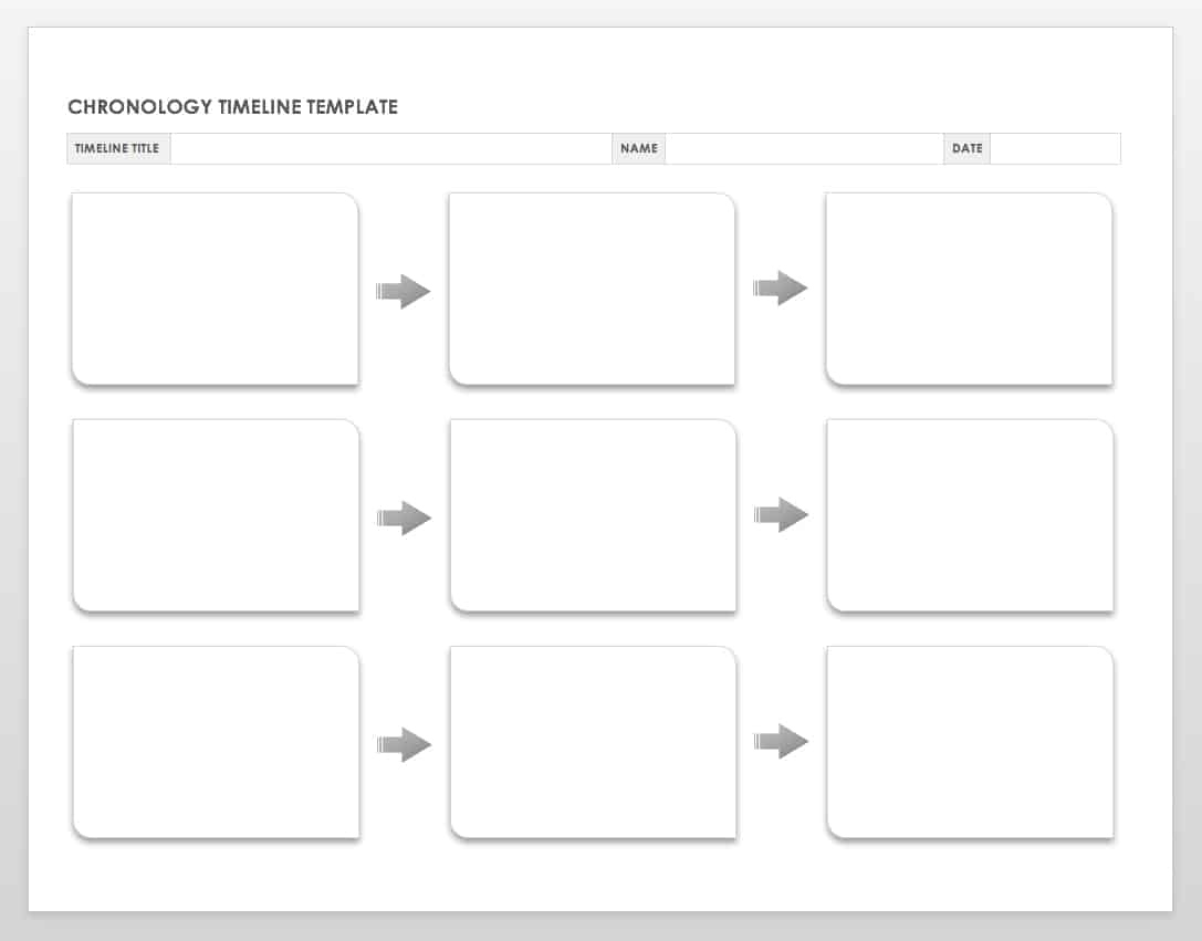 Free Blank Timeline Templates | Smartsheet within Free Blank Timeline Template Printable