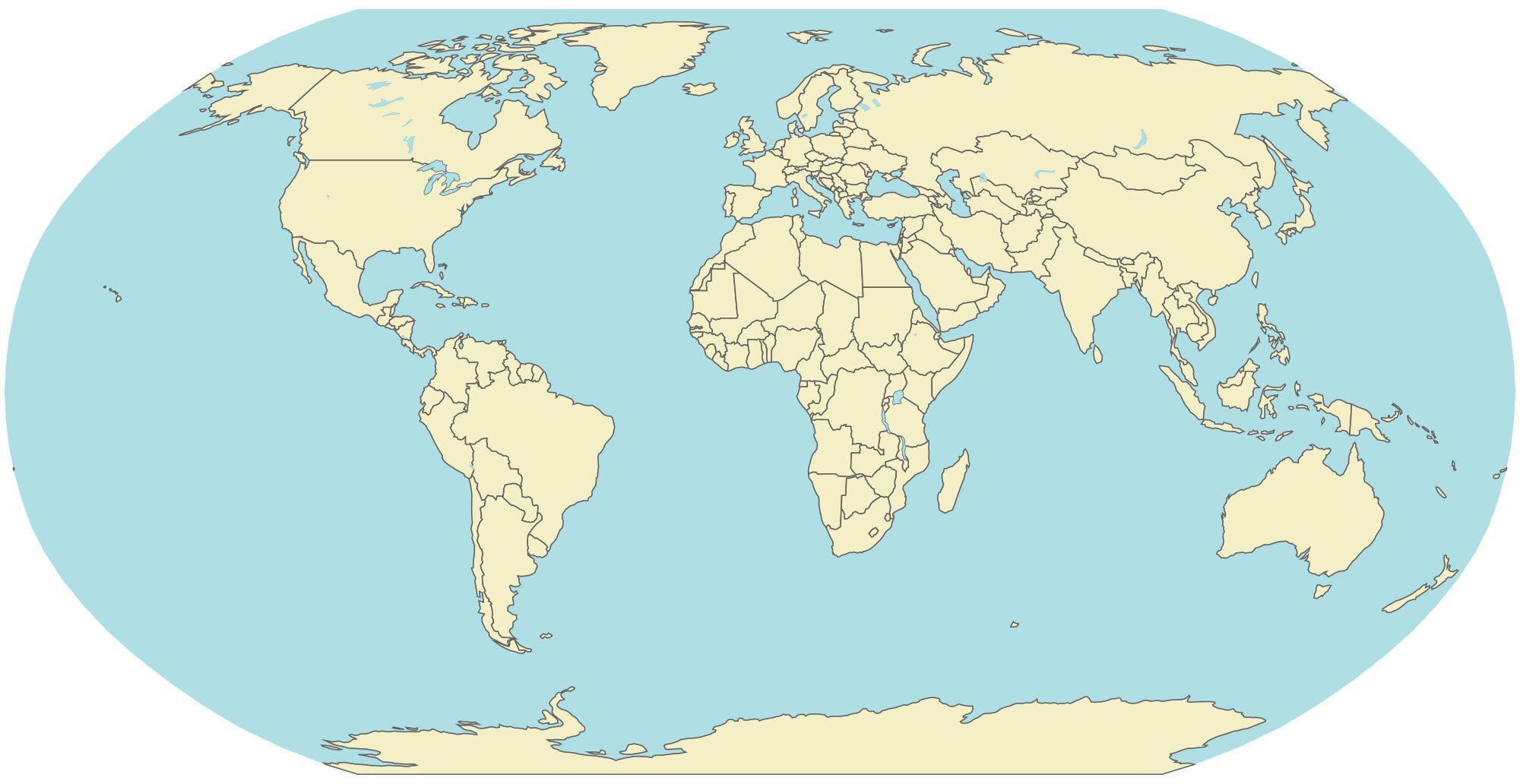 Free Blank World Map - Gis Geography in Free Printable Blank World Map Download