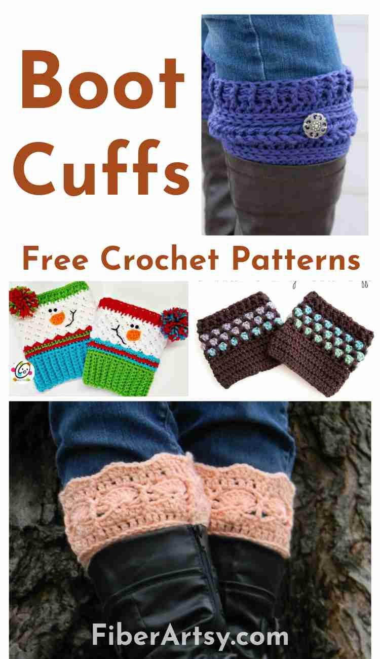 Free Boot Cuff Patterns For Crochetfiberartsy intended for Free Printable Crochet Patterns for Boot Cuffs