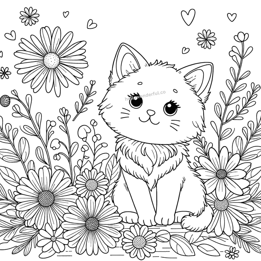 Free Cat Coloring Pages - With Printable Templates regarding Free Printable Cat Coloring Pages